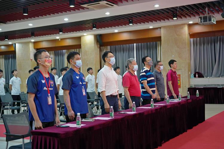 我校举行广东省第十一届大学生运动会出征仪式