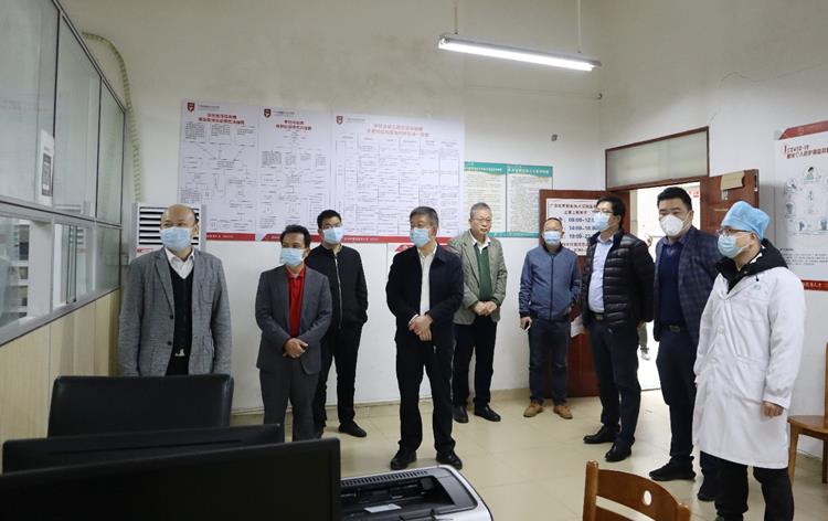 广东省教育厅安全和疫情防控⾼校检查组赴我校开展校园安全和疫情防控检查