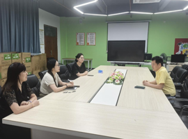 访企拓岗 | 深圳华南电商产业科技有限公司董事长朱加宝到访我院洽谈校企合作