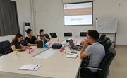 广东合天下生物科技有限公司一行来管工院洽谈校企项目