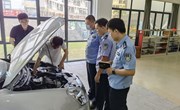 校政合作 人才共建　—清远市公安局刑侦支队领导一行莅临我院汽车实训室基地参观交流