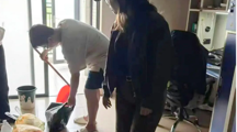 一站式学生社区 | 爱国卫生运动宿舍大扫除进行中
