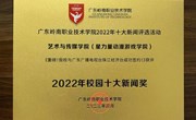 喜讯 | 我院新闻稿获评广东岭南职业技术学院2022年校园十大新闻奖