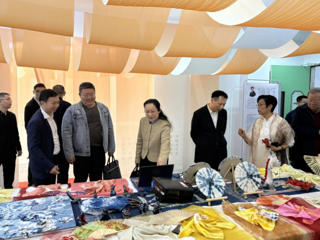 草木莘莘 伊染风华丨2025尹春洁教授手染国色文创作品展在佛冈举行