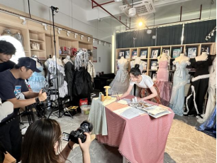 校“全运会系列”视频开拍！服装设计专业镜头里展匠心