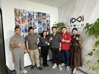 探动漫行业发展，拓校企合作新途——我院访企拓岗走进一千零一动漫