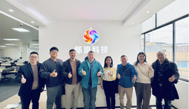 访企拓岗：校企联动谋发展——我院教师团队赴烁流科技，共探人才培养