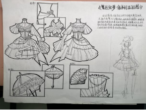 匠心筑基 笔绘时尚｜《服装设计基础》课程成果展示