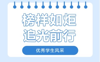 榜样力量｜砺能书院优秀学生风采展（二）