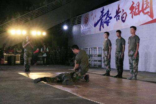 图4： 教官表演