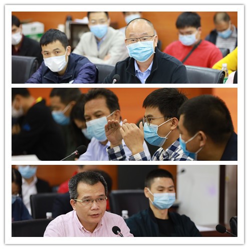 清城区政府、东城社区卫生服务中心、清城区市场监督管理局等相关单位代表发言