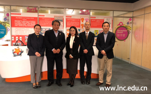 代表团参观动漫实训室