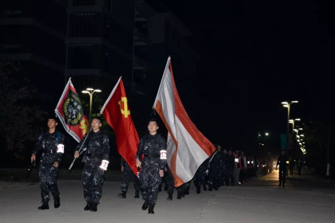 图15：夜行军活动过程