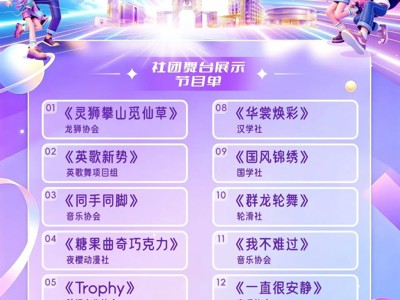聚百团星火｜社团招新重磅开启 NPC沉浸式游园，集货币赢取惊喜抽奖