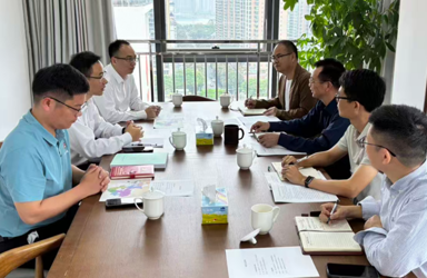 校党委副书记、纪委书记李浩带队赴广清指挥部开展现场交流活动