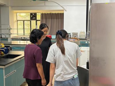 绷紧安全弦，平安过双节｜我院开展实验室假期前安全专项检查