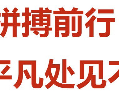 榜样的力量 | 拼搏前行：于平凡处见不凡